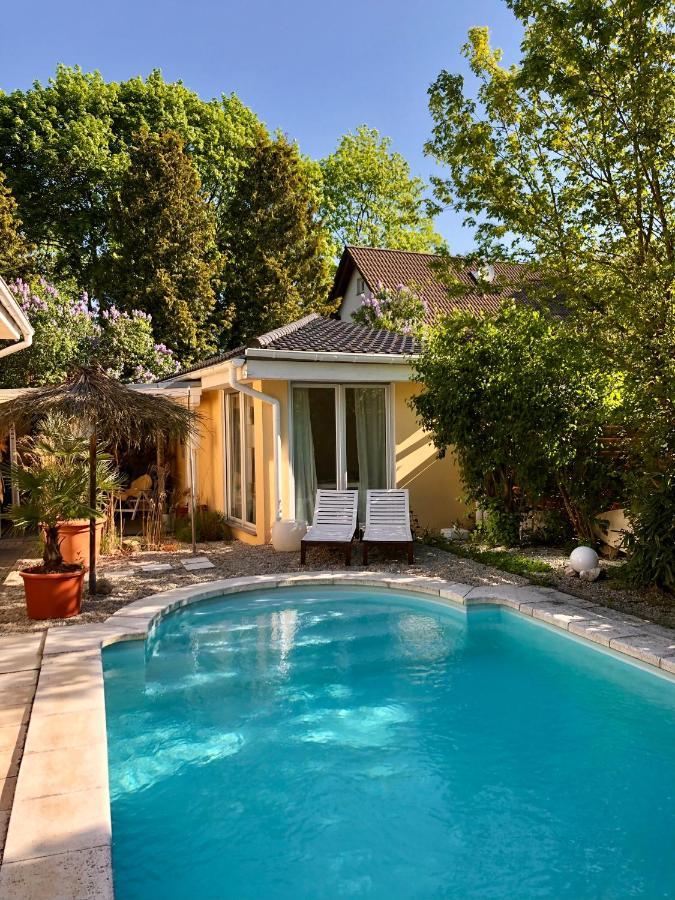 Apartment Tinyhouse Mit Pool, Outdoor Whirlpool Und Garten Petershagen/Eggersdorf Kültér fotó